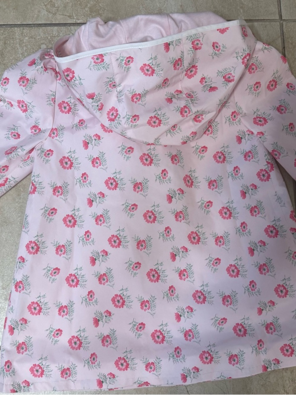 Janie and Jack The Floral Raincoat - Picture 10 of 13